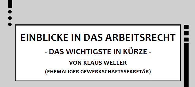 Vortrag: Einblicke in das Arbeitsrecht