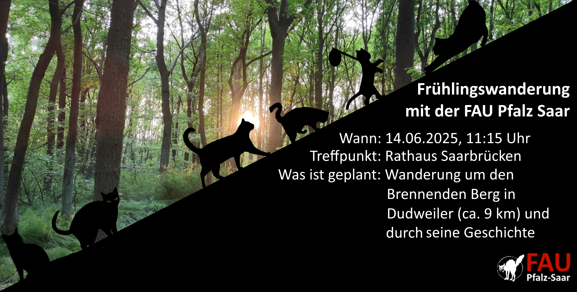 14.06.2025. Wanderung: „Frühlingswanderung mit der FAU Pfalz-Saar“